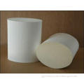 Round White Honeycomb CeramicCarrier , car Catalyst Support